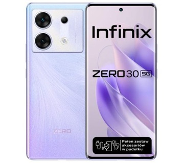 Смартфон Infinix Zero 30 5g 12 / 256GB AMOLED 144Hz 108mpix фіолетовий