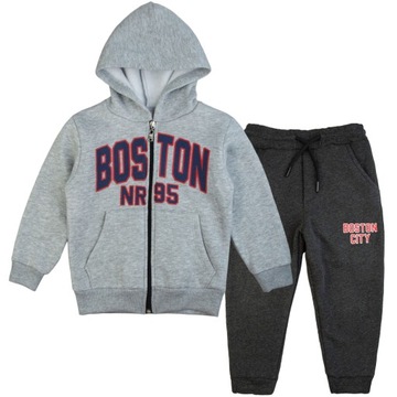 Бостонський спортивний костюм, утеплений спортивний костюм, толстовка і штани 98