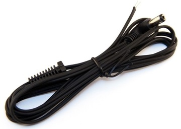 Штепсельна вилка ДК 2. 1мм5. 5мм 9мм прямокутний кабель 1.5 м відступ
