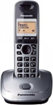 Стаціонарний бездротовий телефон Panasonic сірий