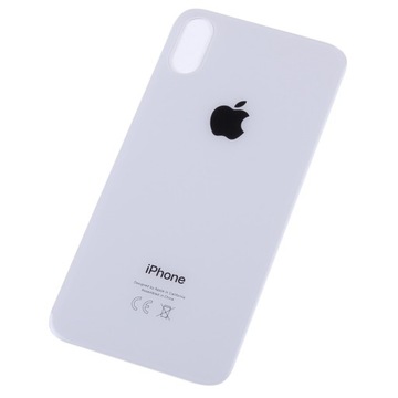 Задняя крышка батареи iPhone X белый белый большой ушко CE