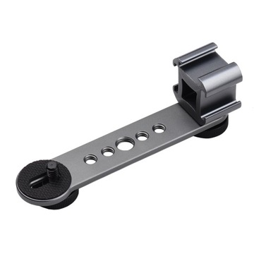 Triple Cold Shoe Mount Bracket Extension Bar with