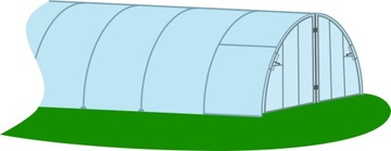 Тунель з фольги Садовий тунель з фольги дл. = 30м