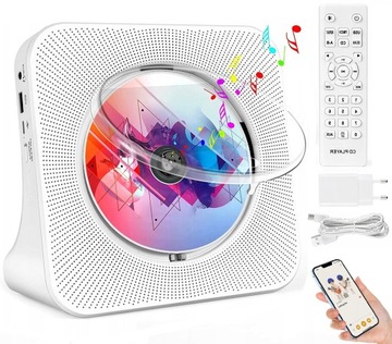 BLUETOOTH МУЗЫКАЛЬНЫЙ CD-ПЛЕЕР С ПУЛЬТОМ ДИСТАНЦИОННОГО УПРАВЛЕНИЯ CD FM