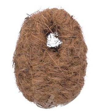 Кокос - бамбукове гніздо для екзотичних птахів N55