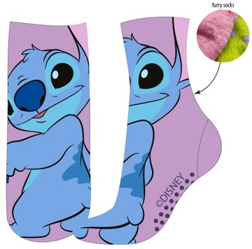 ШКАРПЕТКИ LILO & STITCH ДЛЯ ДІВЧАТОК, ДИТЯЧІ ТЕПЛІ ШКАРПЕТКИ DISNEY STICH