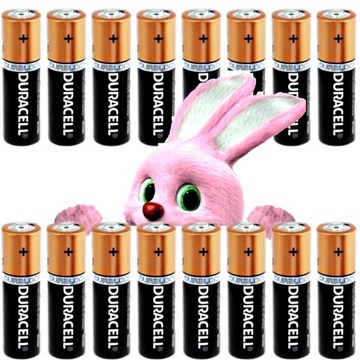 16x оригінальні лужні батареї DURACELL R6 AA термін придатності 10 років