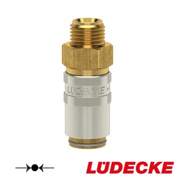 Швидкороз'ємний контроль температури DN 6 LUDECKE GZ 1/4 " MS-HASCO з 8