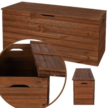 Балконна коробка з віковим сидінням дерев'яний ящик сад Великий XXL