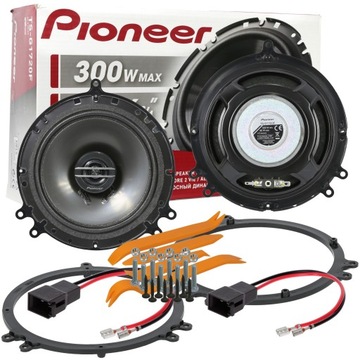 Pioneer колонки AUDI A4 B5 задні Розпірки