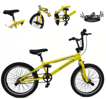Велосипед BMX 20 сталевий Молодіжний Pegi V-Brake легкий для трюків Skatepark