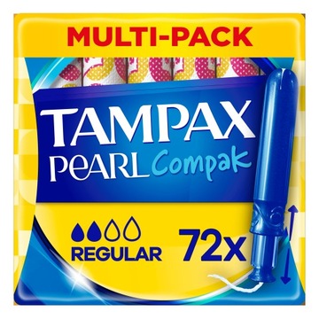 Tampax Compak Regular тампоны с аппликатором x72