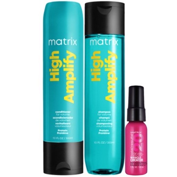 Matrix High Amplify Kit: шампунь для волос, кондиционер, 300 мл + бесплатно