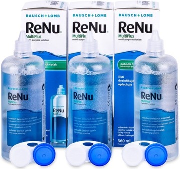 Жидкости для линз рения MULTIPLUS 3X 360ml +3поем.