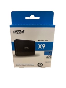 Crucial X9 внешний твердотельный накопитель 1 ТБ черный 1050MB / S диск для ПК MAC консоли