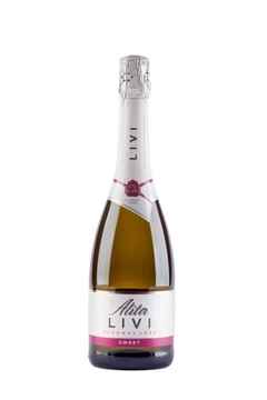 Безалкогольне ігристе вино Alita LIVI Sweet 750 мл біле солодке