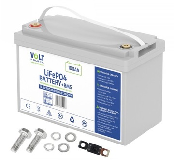 Акумуляторна батарея літію LiFePO4 12.8 V 12V 100AH (100A) BMS полегшена 11KG