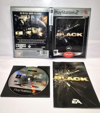 Игра BLACK PS2 3XA диск +DB