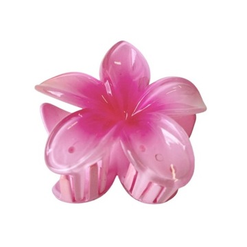 Пряжка шпилька для волосся великий квітка квітка бохо Гавайський рожевий