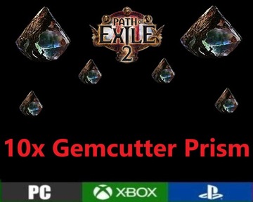 10x Gemcutter Prism Path of Exile 2 PC / PS5 / XBOX EARLY ACCESS POE2