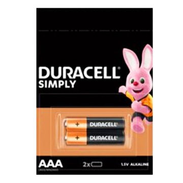 Щелочные батареи набор 2 шт AAA Lr03 Duracell