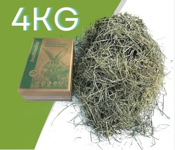 Сіно 4 кг для кроликів коней натуральне органічне