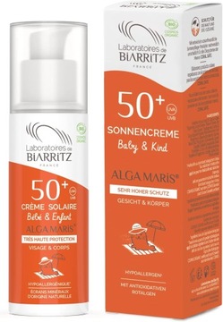 ALGA MARIS сонцезахисний крем для дітей та немовлят SPF 50 + (100 мл