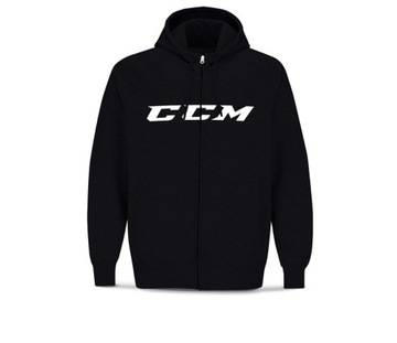 Толстовка с капюшоном CCM Full Zip CVC-XL, Черная