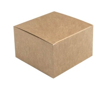 Бургер коробка ЭКО бумага 11x11x7cm, 100 шт.
