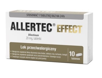 Allertec Effect Bilastyna20mg X10 tab препарат аллергия