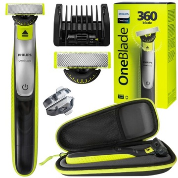 Бритва Бритва для лица PHILIPS ONEBLADE 360 триммер накладка 5в1 чехол