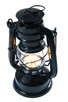 Декоративная стильная светодиодная лампа черного цвета 190 мм