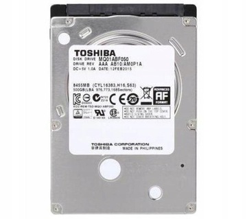 Диск для PS4 / XBOX TOSHIBA 500GB 5.4 k 8MB SATA III 2.5 " MQ01ABF050