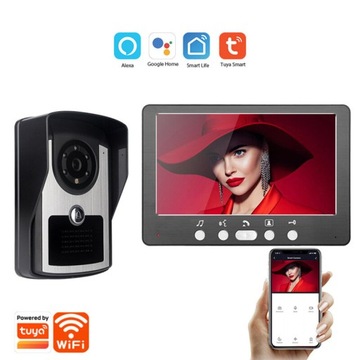 7-дюймовая система видеодомофона с Wi-Fi Tuya 1080p и приложением для открытия