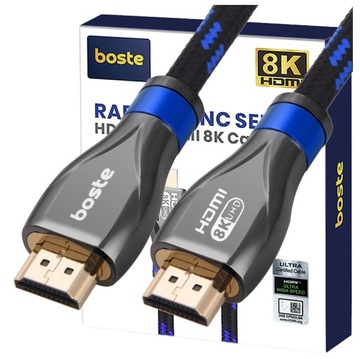 BOSTE сильний кабель кабель HDMI до HDMI v2. 1 8k 60 Гц ULTRA HD 18GB 2M CERT
