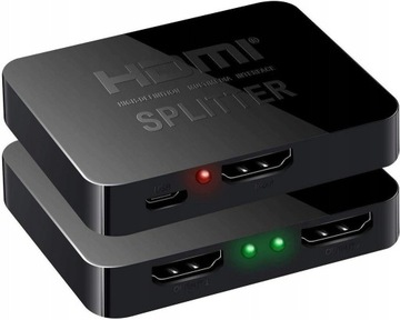 HDMI СПЛИТТЕР 1 В 2 MICRO USB LED СПЛИТТЕР