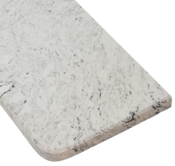 Подоконник камень мраморный конгломерат туманный белый 20 см x 60 см толщина 3 см
