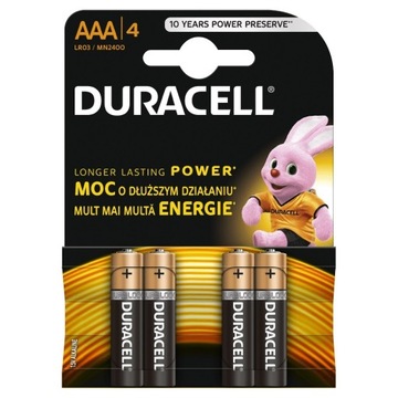 DURACELL Basic AAA/LR03 4шт бумажная коробка