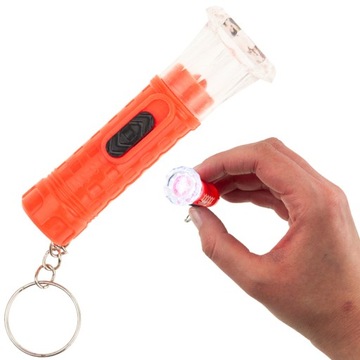 Светодиодный карманный фонарик для брелка, брелок для ключей