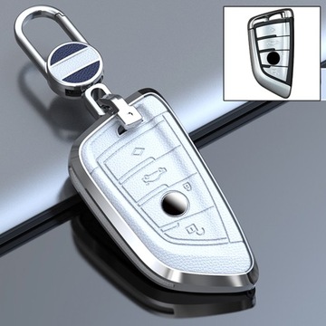 Білий корпус ключа автомобіля чохол для BMW 2 3 4 серії
