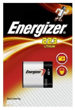 1x литиевая батарея Lithium Energizer 223