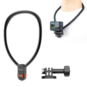 Magnetic Quick Release Lazy Neck POV View Mount Black