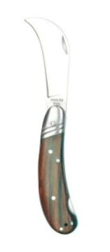 Нож для прививки Рибимекс с деревянной ручкой