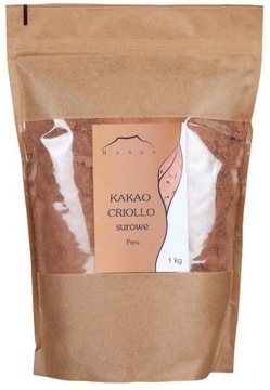 Kakao Criollo surowe raw 1kg 1000g Theobroma cacao