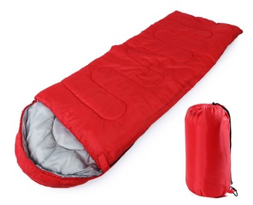 Туристический спальный мешок Мумия с капюшоном 210 см. 4786