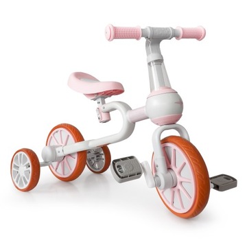 Велотренажер 4в1 педали боковые колеса роз