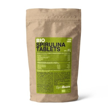 Дополнение SUPERFOOD BIO Spirulina Fit антиоксидант 500 мг-gymbeam 500 tab