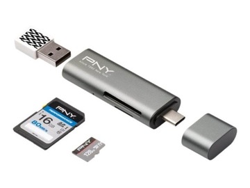 Зчитувач карт USB PNY Technologies USB - C Card Reader
