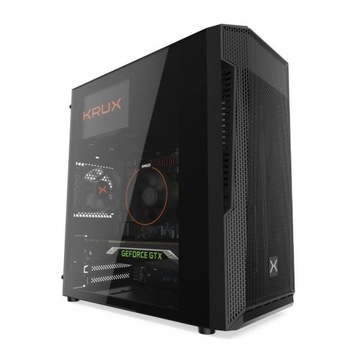 Корпус KRUX Trek MicroATX с окном, без блока питания