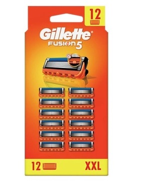Gillette Fusion 5 ножиці картриджі 12 упаковок паперова упаковка